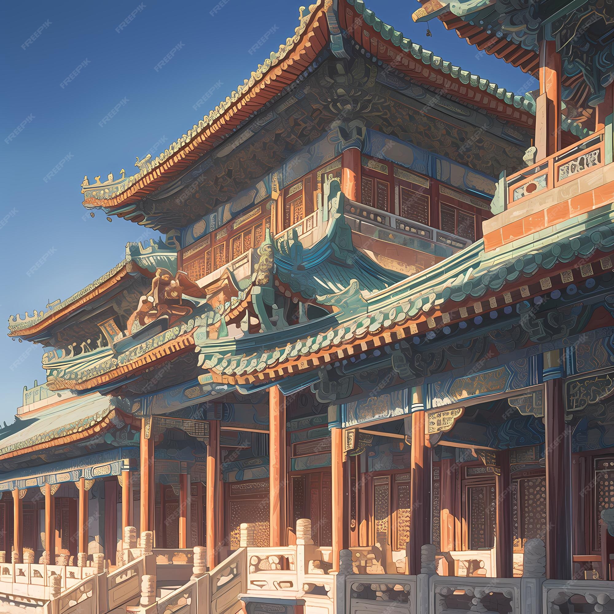 Premium Photo Beautiful Chinese Temple Architectural Marvel Stunning Premium Photo Beautiful Chinese Temple Architectural Marvel Stunning
