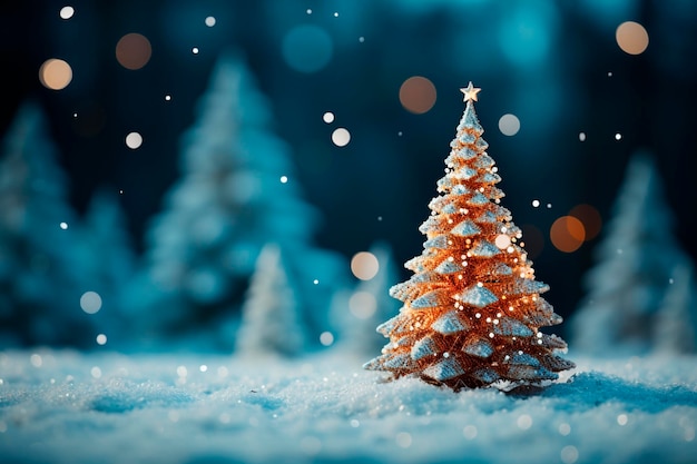 Christmas Background, Christmas Landscape Background, Christmas Wallpaper,  Landscape Background, AI Generative 29642930 Stock Photo at Vecteezy