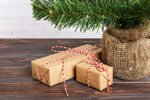 Beautiful Christmas gifts under the tree