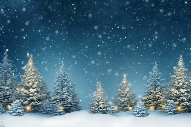 Beautiful christmas tree background