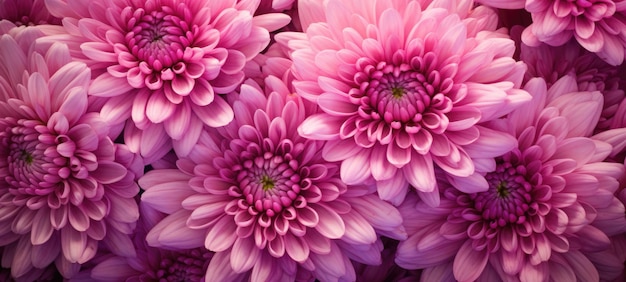 beautiful chrysanthemum flower blossom closeup ai