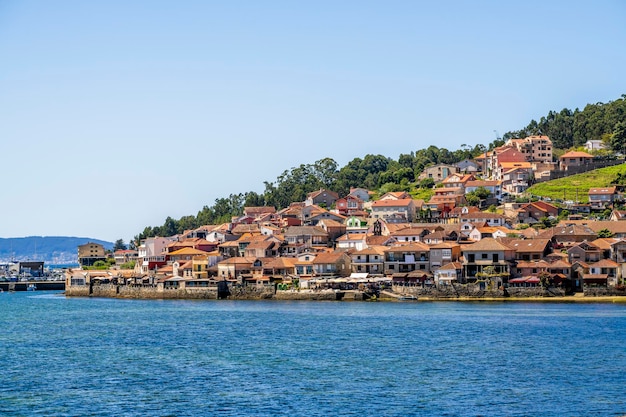 Beautiful city ocean landscape combarro spain galicia