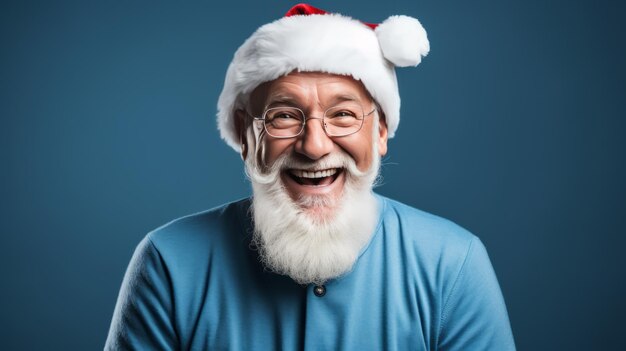 Foto il bellissimo e classico babbo natale