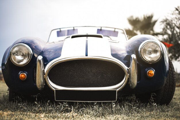 Beautiful classic vintage sport car