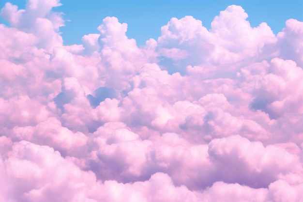 Beautiful cloud and sky background with a pastel colored gradient pastel