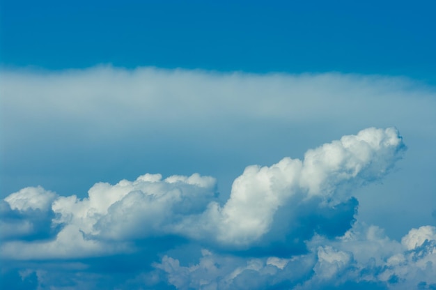 Beautiful clouds in the blue sky blue sky with clouds background