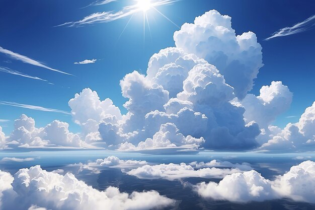 Beautiful clouds digital art