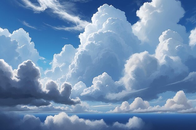 Beautiful clouds digital art