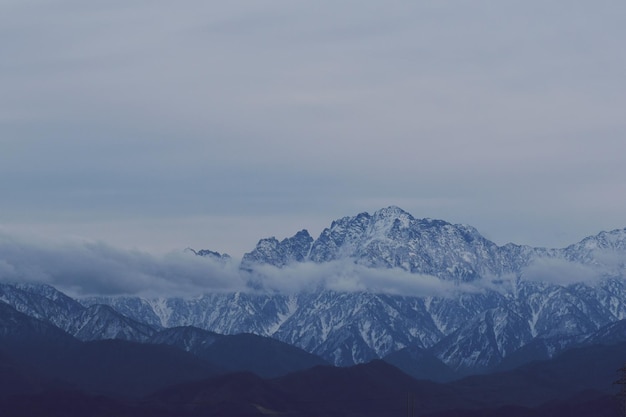 Beautiful clouds over mt tsurugi