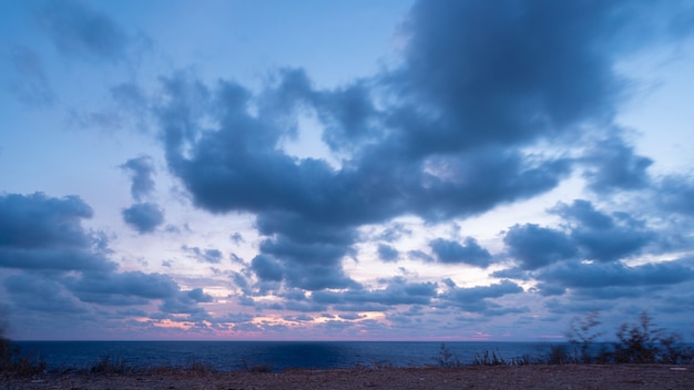 Beautiful cloudscape over Black sea