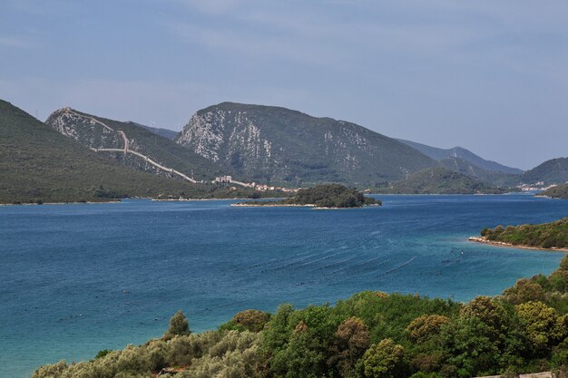 The beautiful coast of Adriatic sea, Croatia