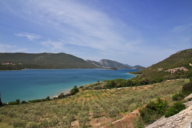 The beautiful coast of Adriatic sea, Croatia