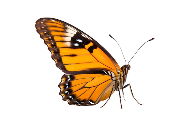 Beautiful color butterfly isolated on a white background