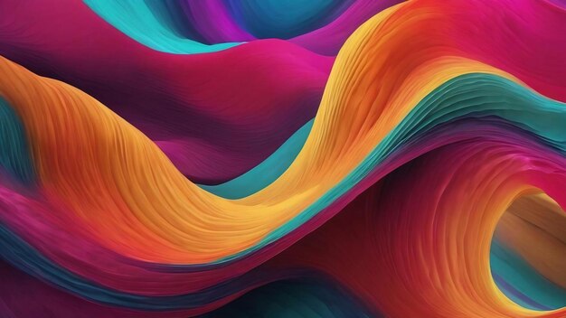 Beautiful color wave abstract background