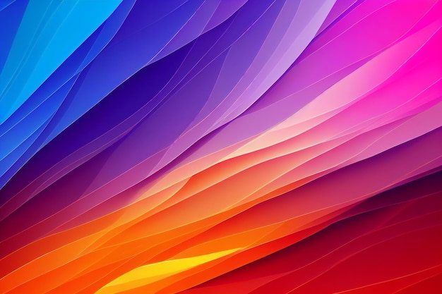 Beautiful colorful abstract wallpaper 3D rendering