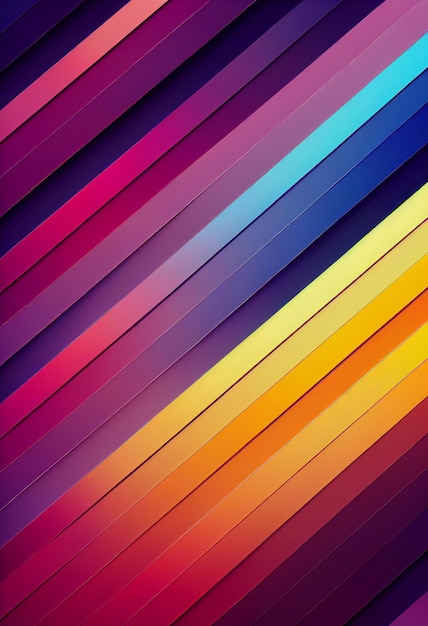 Beautiful colorful abstract wallpaper 3D rendering