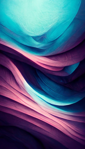 Beautiful colorful abstract wallpaper 3D rendering