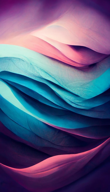 Beautiful colorful abstract wallpaper 3D rendering