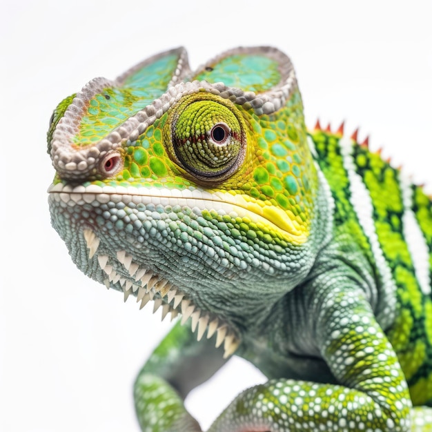 A beautiful colorful chameleon