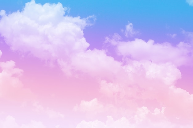 beautiful colorful cloud and sky abstract