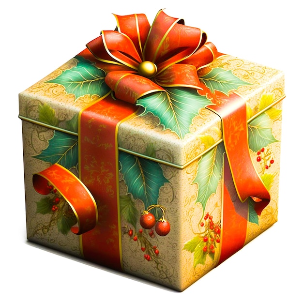 Beautiful and colorful gift box