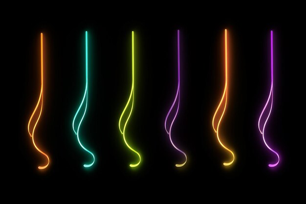 Photo beautiful and colorful music note and background ai generated