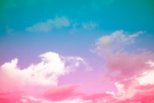 Beautiful colorful sky and clouds background.