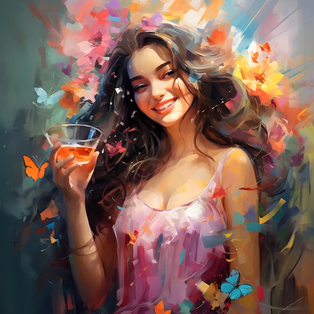 Beautiful and Colorfull Oil Painting