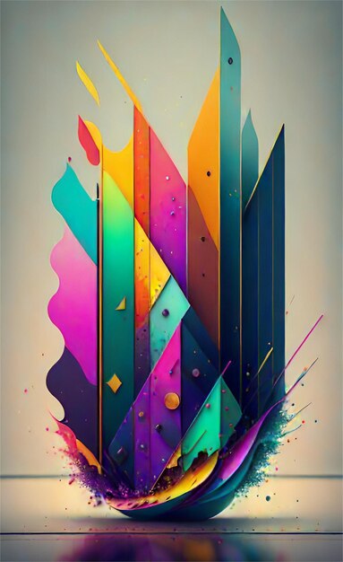 Beautiful and Colourful Abstract Background