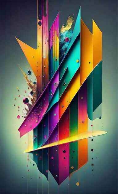 Beautiful and Colourful Abstract Background