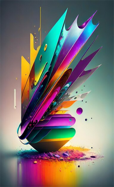 Beautiful and Colourful Abstract Background