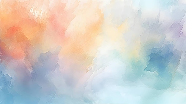 a beautiful colourful abstract watercolour splash on white background