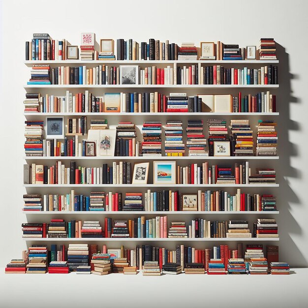 Beautiful composition of different books