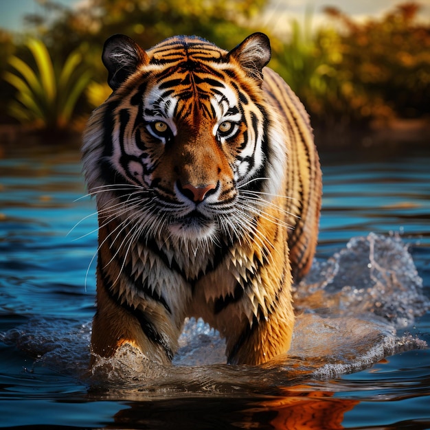 beautiful and cool tiger