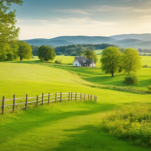 Beautiful country side landscape