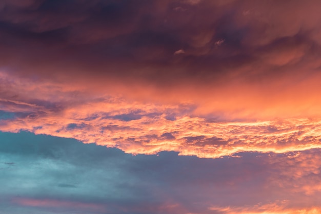 Beautiful  cumulonimbus clouds 