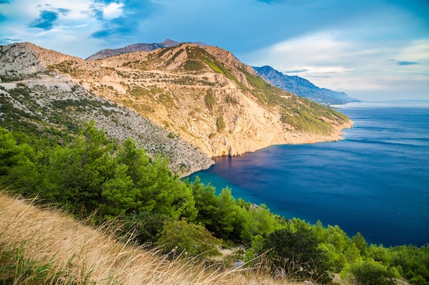 Beautiful Dalmatian coast, Makarska Riviera, Croatia