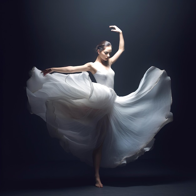 beautiful dance movements in contemporary performing arts ballet dancer