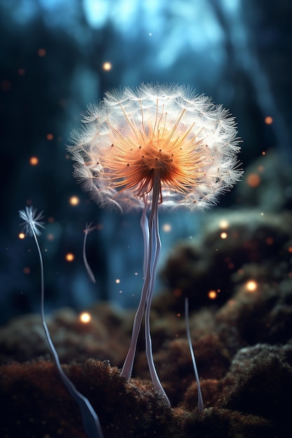 beautiful dandelion