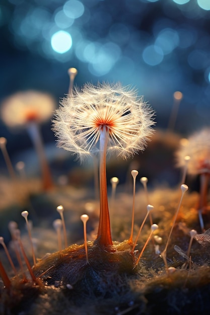 beautiful dandelion