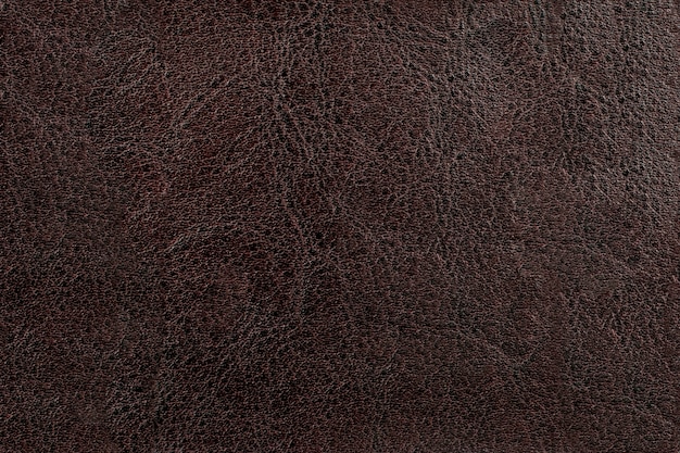 Beautiful dark brown natural leather texture.