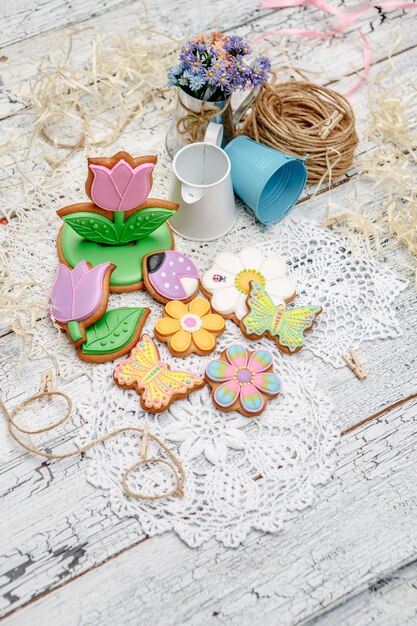 Beautiful decorated cookies