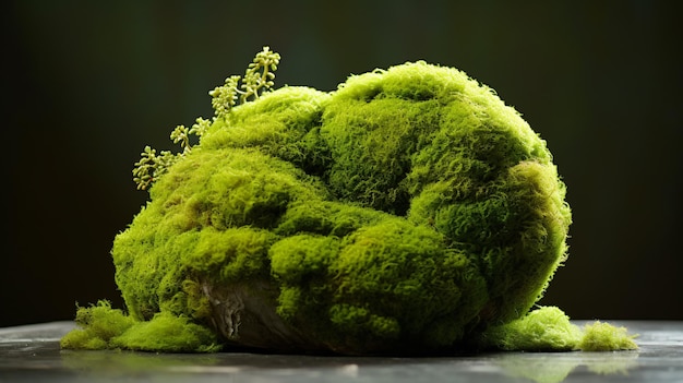 Beautiful decorative bun moss texture