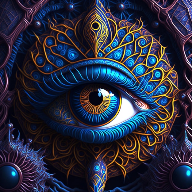 Beautiful Decorative Eye Design