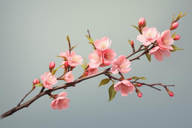 Beautiful delicate spring blossoming tree branch apple dog or almond tree in bloom beauty in nature