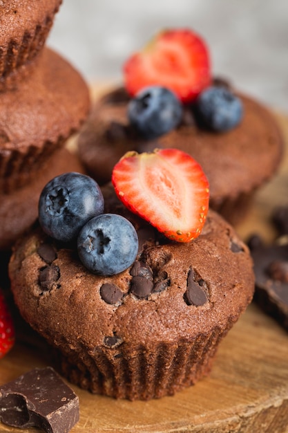 Beautiful and delicious dessert halves of strawberries