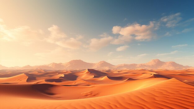 Photo beautiful desert scenery nature arabia photography image ai generated art