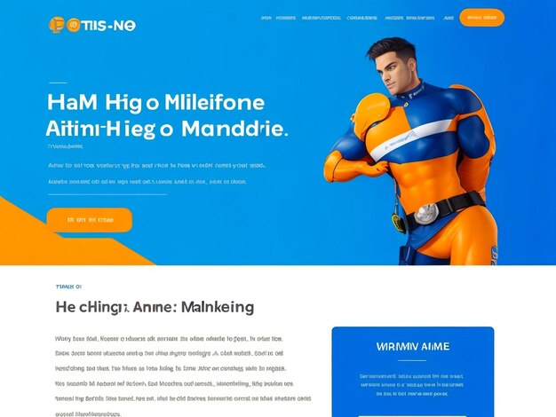 Photo a beautiful design a hero section for my affiliate marketing