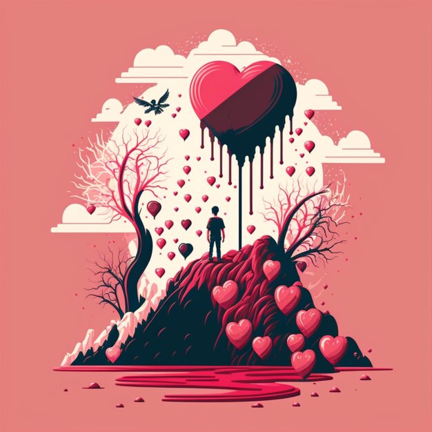 Photo beautiful designs for valentine's day