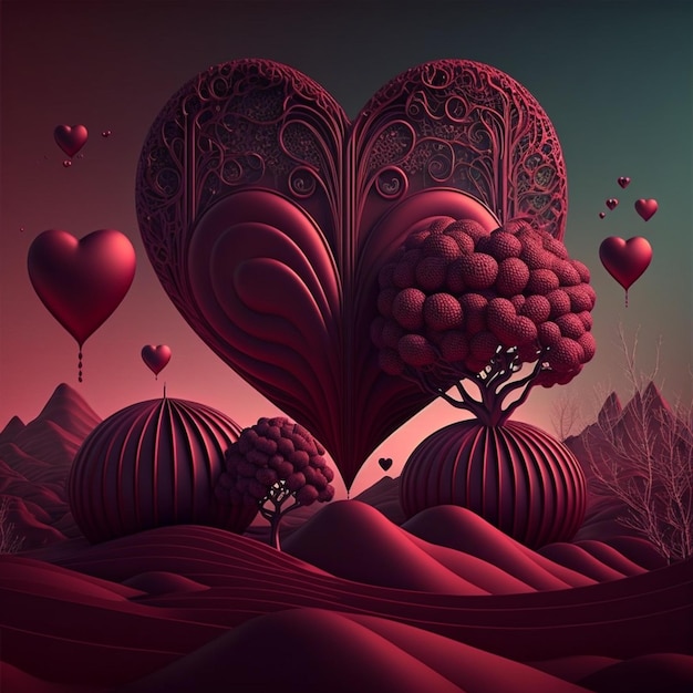 beautiful designs for valentine's day